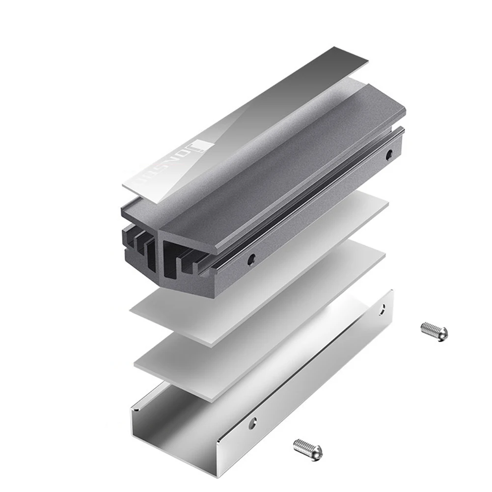 

Solid State Hard Disk Heat Sink SSD Cooling Pad M 2 2280 Heatsink Radiator Thermal Conductive Silicone Wafer Full Aluminum