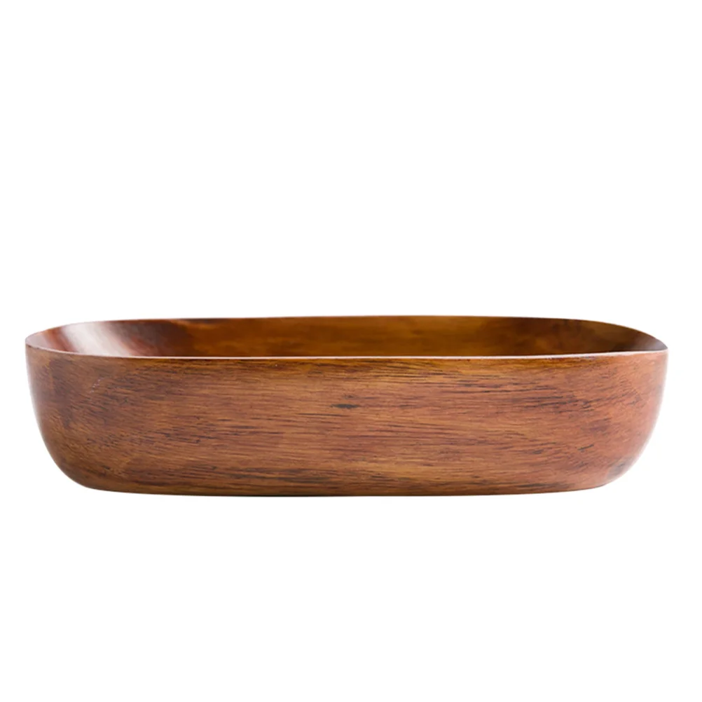 

Boat Shape Sushi Tray Snack Dish Food Plate Wooden High Grade Material Restaurant Home Hotel Gift Easy Cleaning Lasting Use