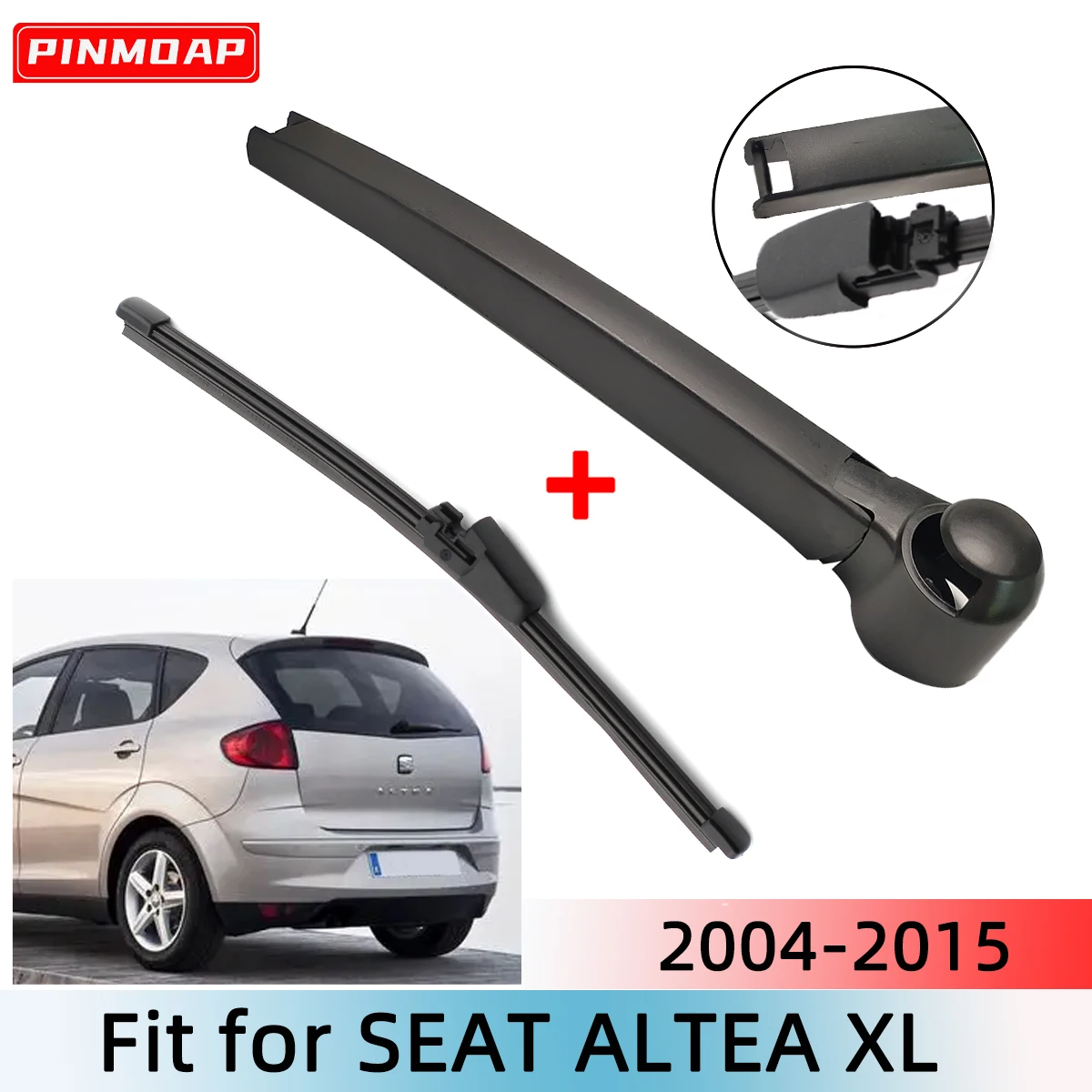 1/2PCS Heckscheibenwischerblatt Wischerarm Kit für SEAT ALTEA XL 2004-2015 Windschutzscheibe Windschutzscheibe Heckscheibe