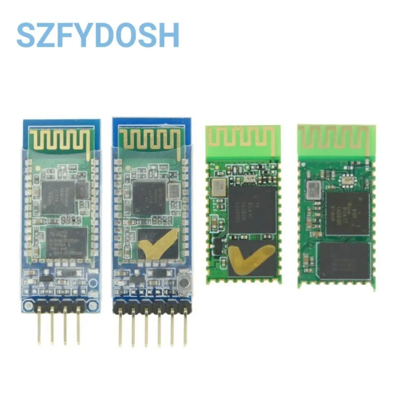 HC-05 HC-06 Master-Slave 6Pin/4Pin Anti-Reverse, zintegrowany moduł transmisji bezprzewodowej kompatybilny z Bluetooth dla Arduino