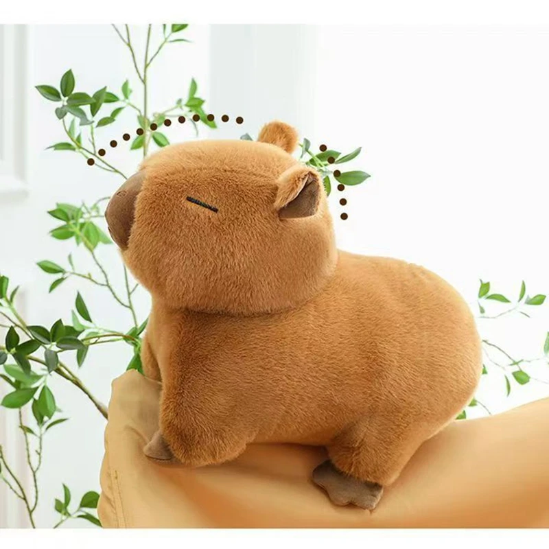 30CM Capibara Water Guinea Pig Plush Toy Is Super Cute and Soft This Brown Guinea Pig Plush Toy Is Perfect Birthday and Christ