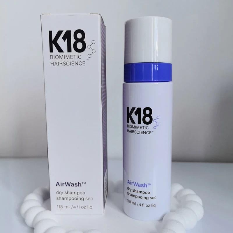 Luxury K18 AirWash Dry Shampoo 118ml Conditioner NonAerosol Balances Scalp Controls Excess Oil Production 50ml 150ml Hair Mask