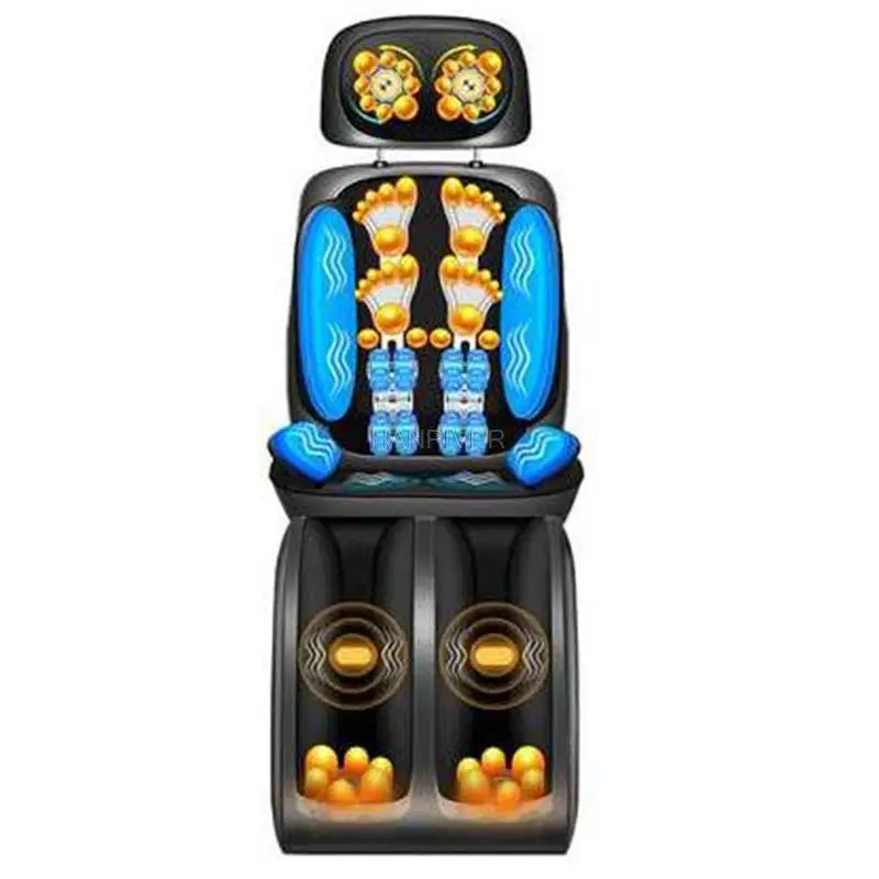 Multifunctional massage device,suitable for full-body use,including backrest cushions,lumbar cushions,and vibrating massage pads