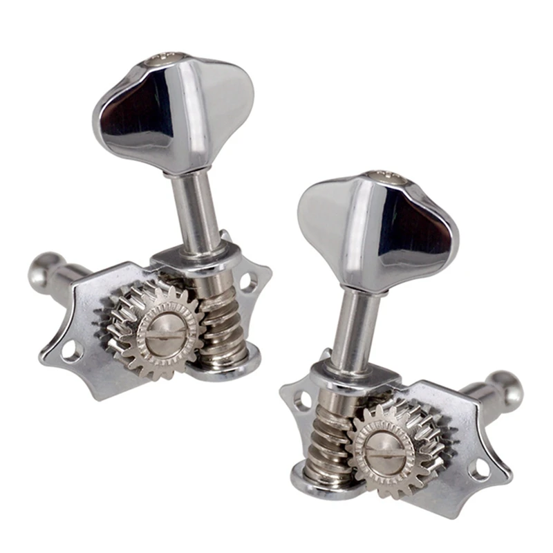 6L6R 12Pcs 1:18 Guitar String Tuning Pegs Tuner Machine Heads Knobs Tuning Keys For Acoustic Or Electric Guitar Silver