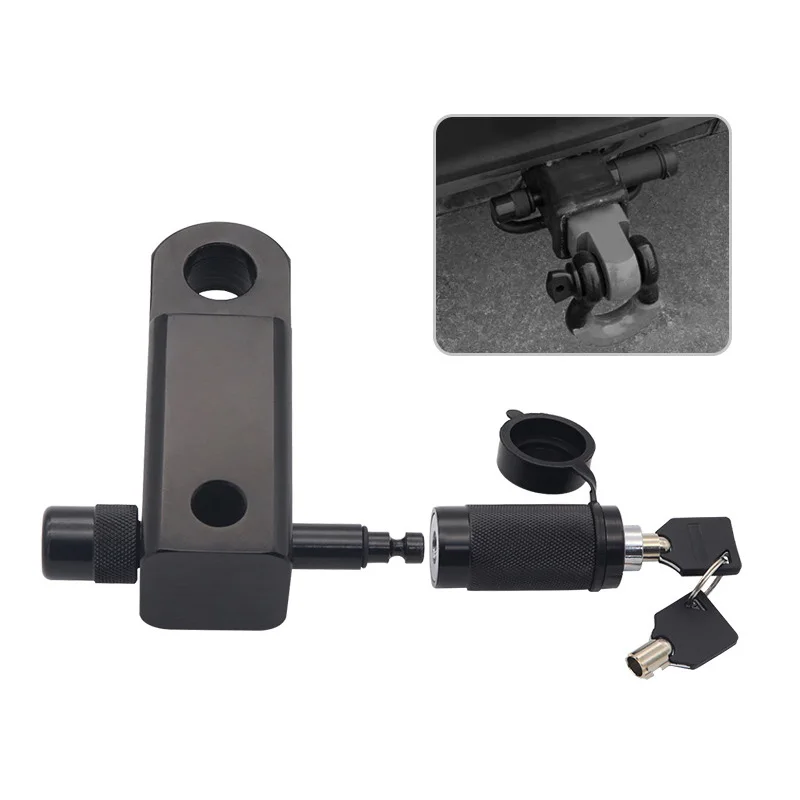 Trailer Hitch Lock 5/8inch Steel Towing Hitch Receiver Lock Anti-Theft Waterproof For 2inch Receiver Pin Lock For RV Truck Keys
