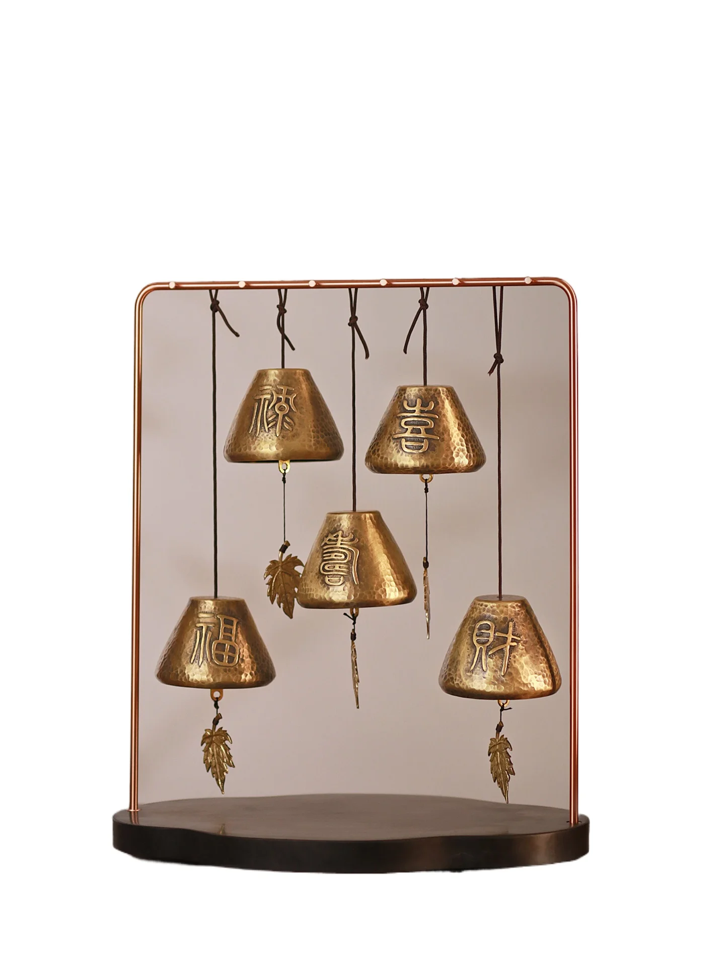 

Ornament Wufu Linmen housewarming new residence entrance living room light luxury high-end decorative ornament high-end niche