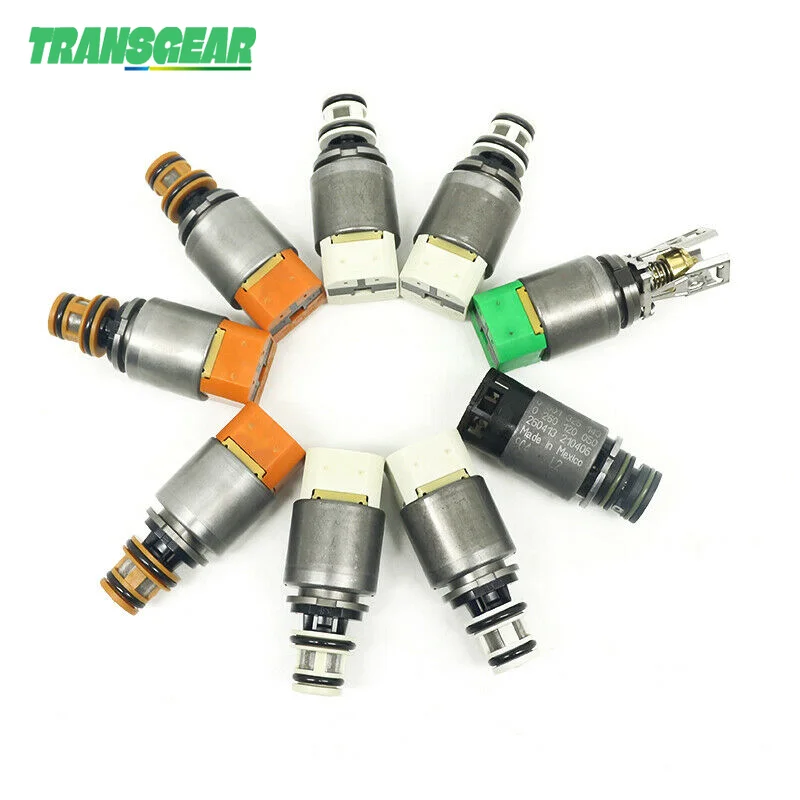 ZF 8HP45 Transmission Solenoid Valve 9 PCS Set 8 SPEED Fit For BMW Audi Q7 Jaguar XJ Range Rover