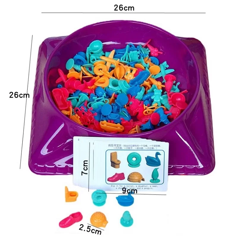 Fly AC Toy-juguetes de caza del tesoro, entrenamiento de pensamiento lógico, educación temprana para padres e hijos, juego de mesa de fiesta familiar