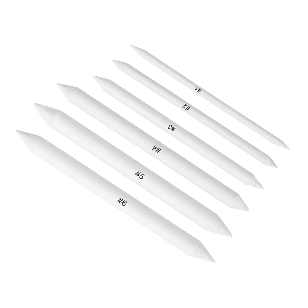 6 peças suprimentos esboço papel borracha marcadores canetas pastéis a óleo para artistas