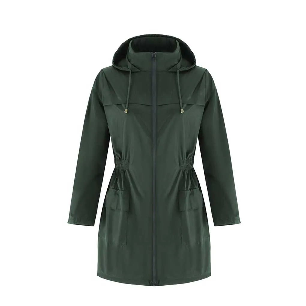 

Женская спортивная куртка для девочек, уличная водонепроницаемая ветрозащитная куртка, черная, xL