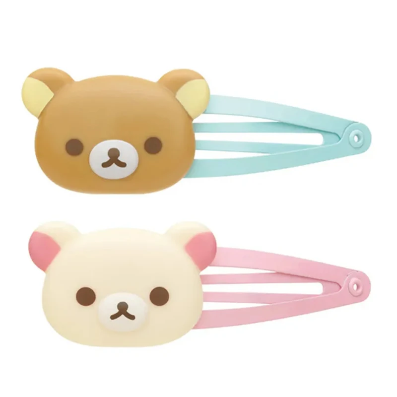 

Rilakkuma Korilakkuma Hair Clip Anime Bear Kawaii Hair Pins and Clips Headwear Cute Hair Accessories for Girls Women