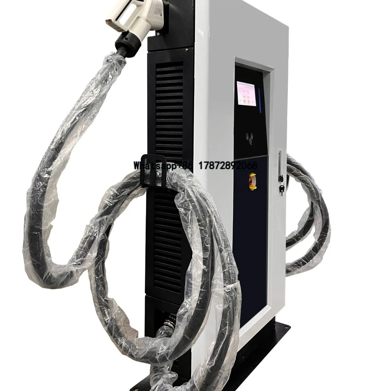 Dual PLUGS Fast DC Floor-Standing Charging Pile New Commercial Operation Electric Vehicle 60kW CCS2/GBT Card Payment OCPP