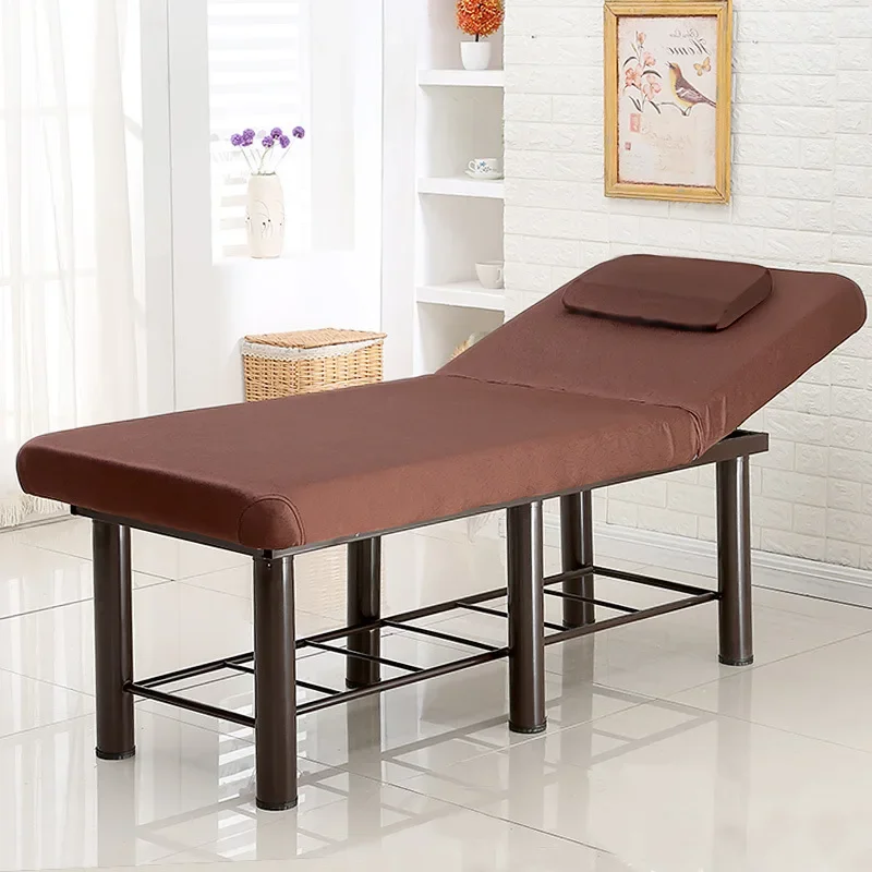 Mesa de masaje de madera para Spa, cómoda cama Plegable de belleza multifunción, cuerpo completo, muebles de salón, MQ50MB