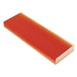 150x50x15mm Copper Heatsink Skiving Fin Heat Sink Radiator Cooler Cooling for Electronic Chip LED Heat Dissipation