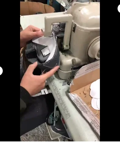 La última y potente máquina de coser Strobel - máquina de coser para forros de zapatos y camisas - máquina de coser industrial