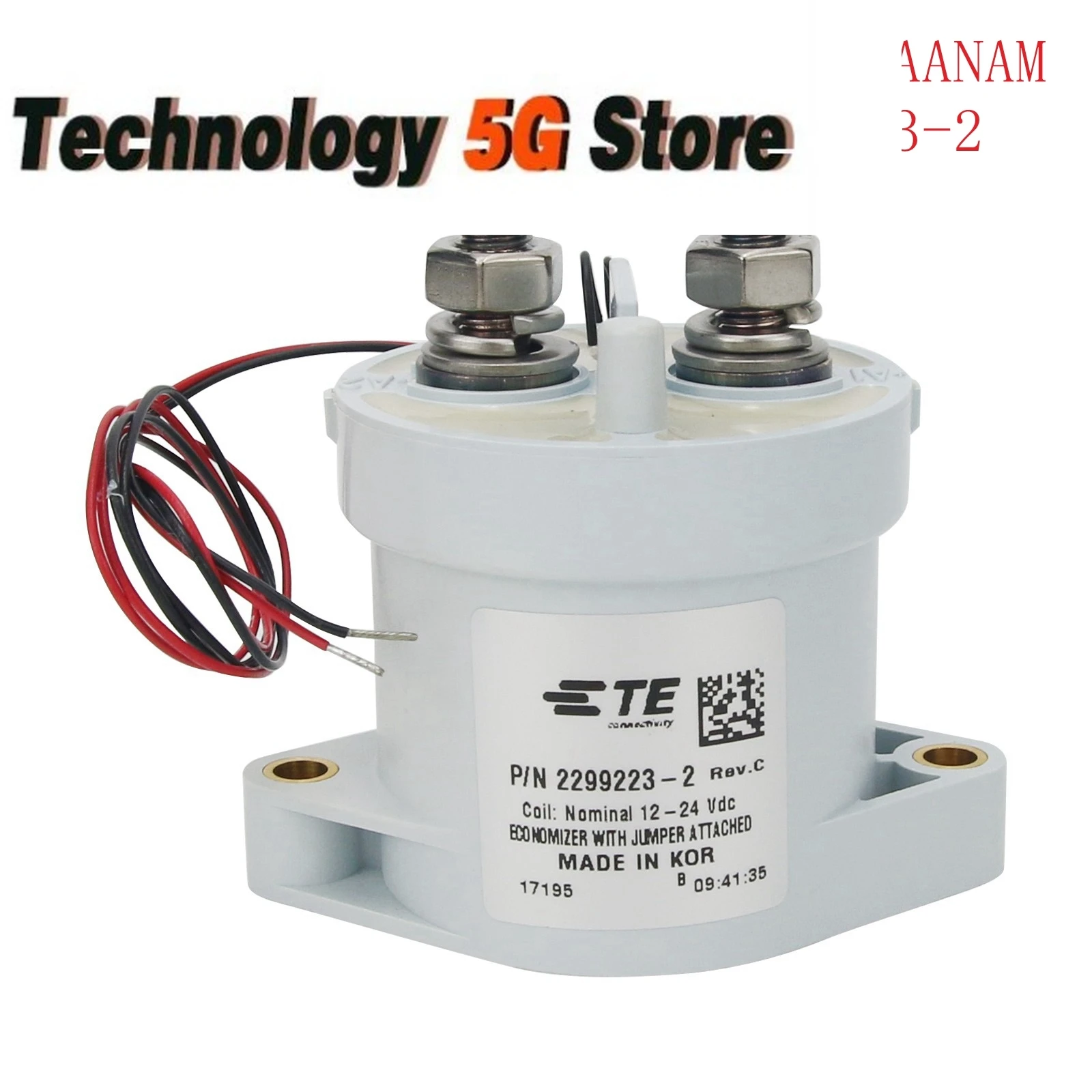 

EVC500 AAANAM 2299223-2 Реле высокого напряжения 12 В 1000 А Контакторное реле для транспортных средств на новой энергии