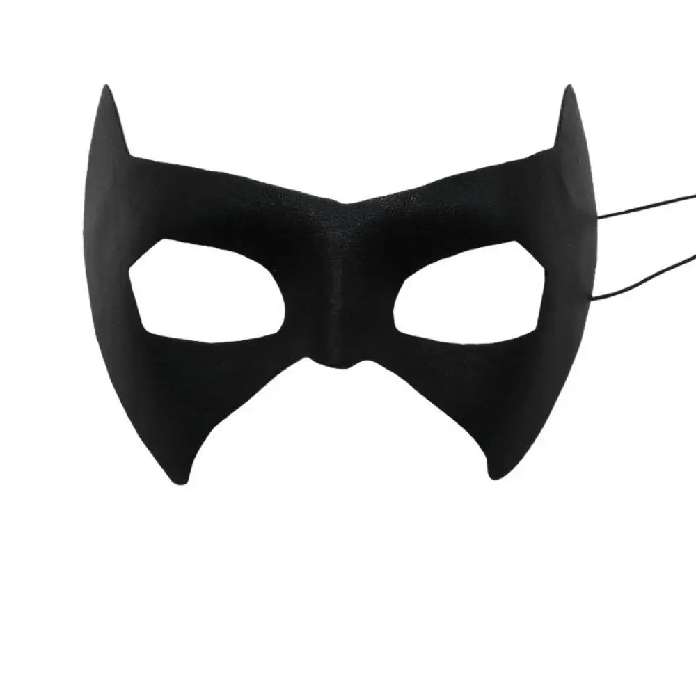 New Cosplay Props Masquerade Mask Halloween Costumes Accessories Black Color Cat Bat Mask Dance Props PVC Halloween Mask