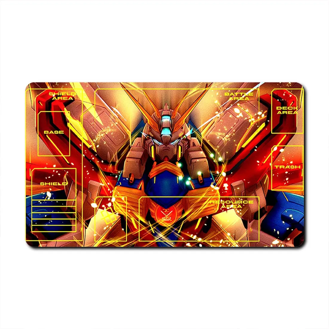 600*350*2mm バンダイアニメガンダムゲームカード GCG DIY プレイ