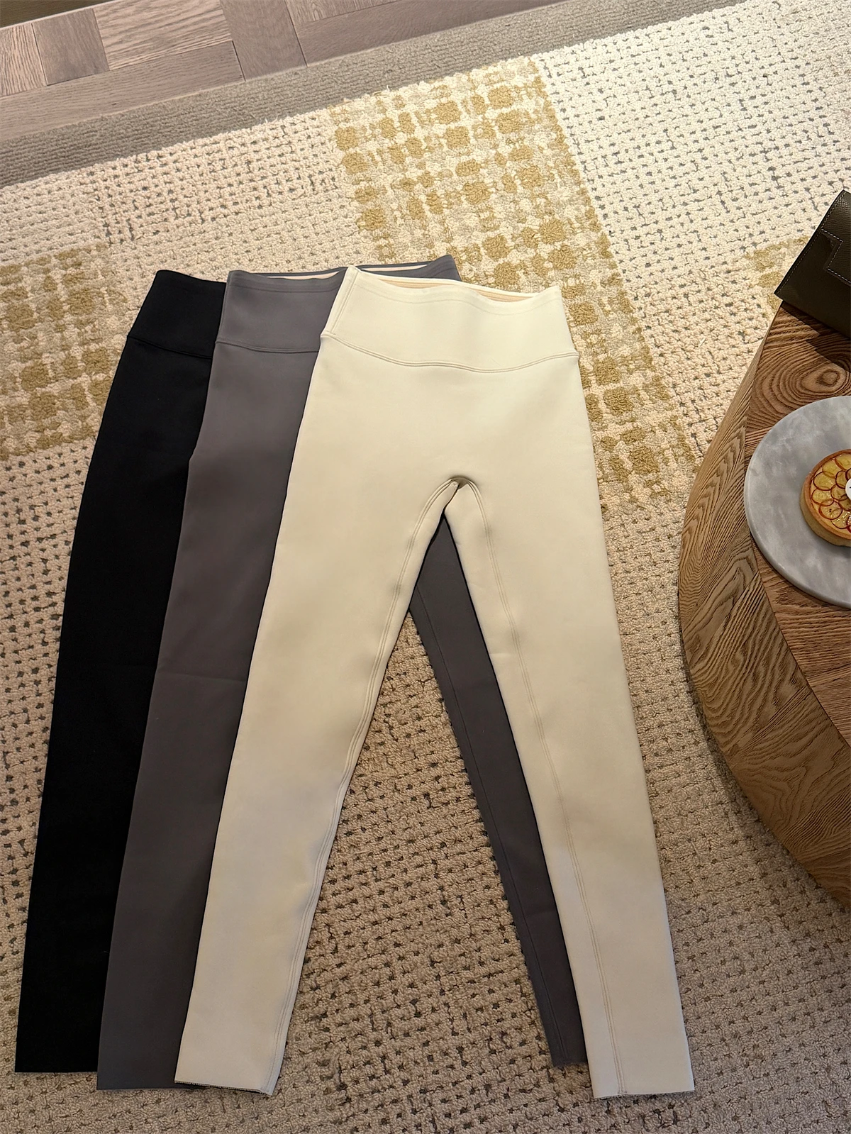 

Kikimy Thi Fce Milk Skin Pants Self Heating Yoga Pants Women's Autumn Winter High Waist Long Leggings Casual High Hip