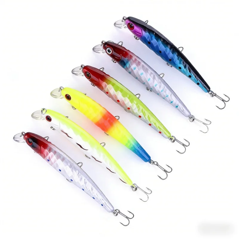 

Floating Minnow Lua Bait12CM15GLong Casting Lure Freshwater Saltwater Universal Bass Pike Special Lure Imitation Bait