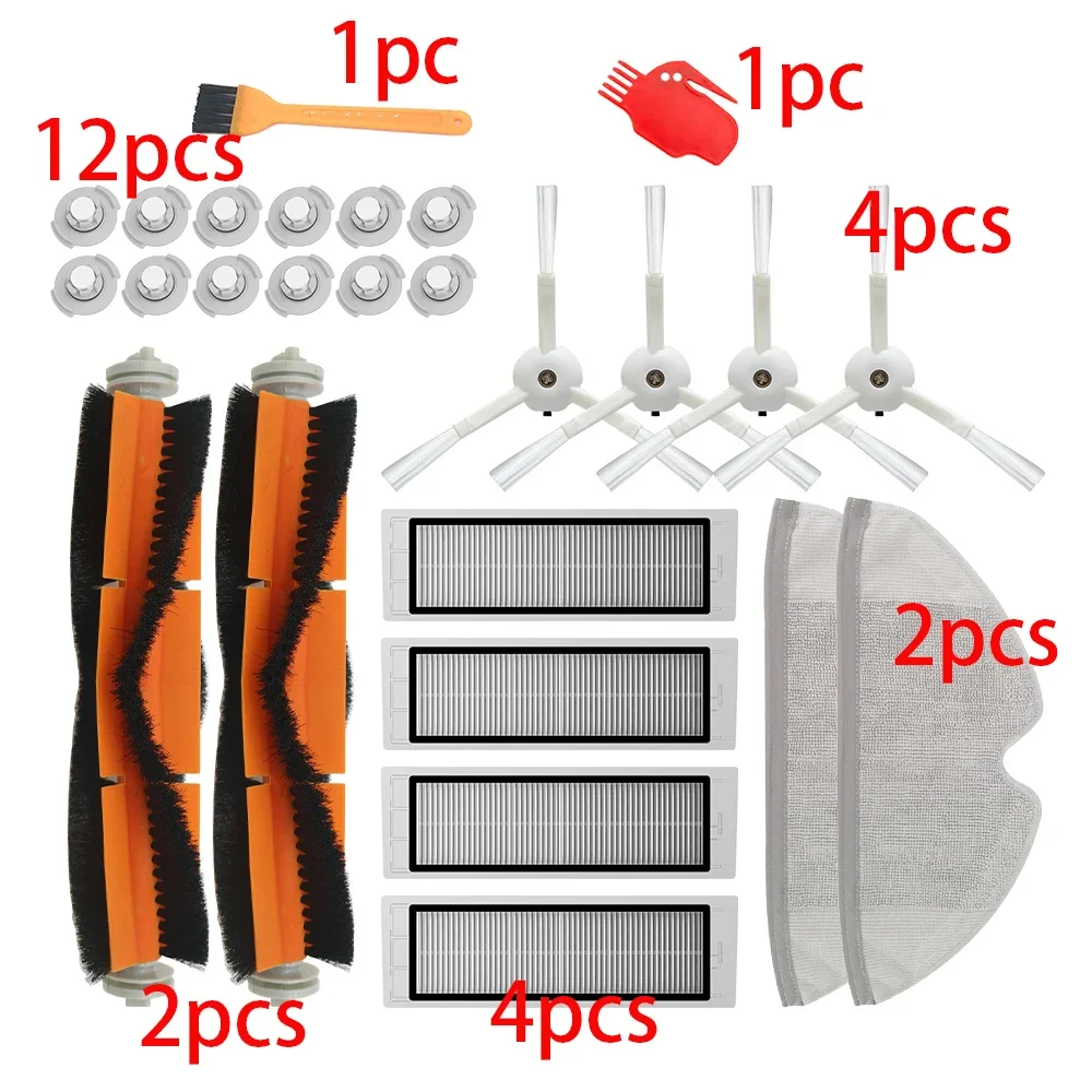 

Main Brush Side Brush HEPA Filter Suitable for xiaomi vacuum 2 roborock s50 xiaomi roborock Mi Robot parts filters