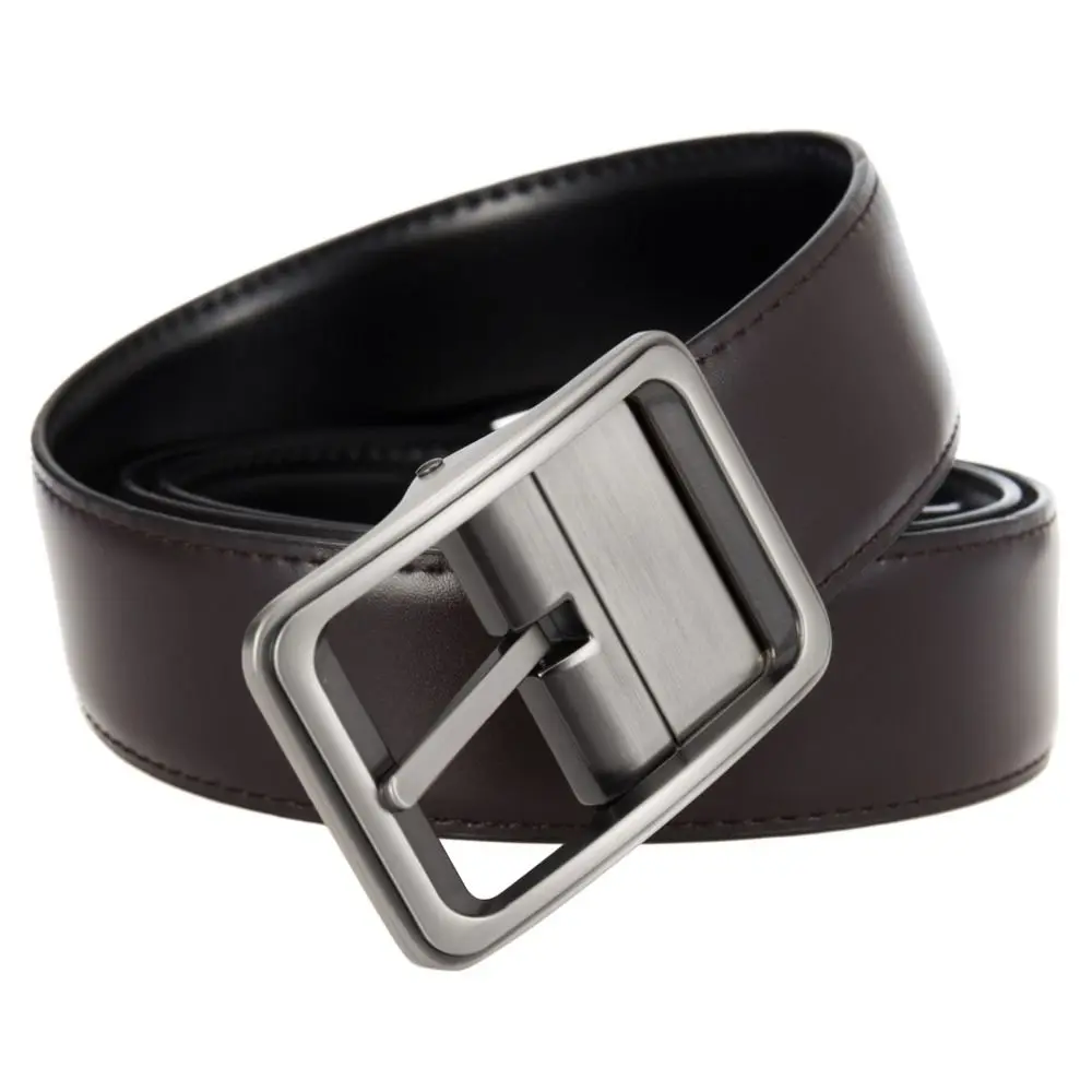 Retro Luxury Design Genuine Leather Belt Casual Versatile Pin Buckle Waistband Waist Strap