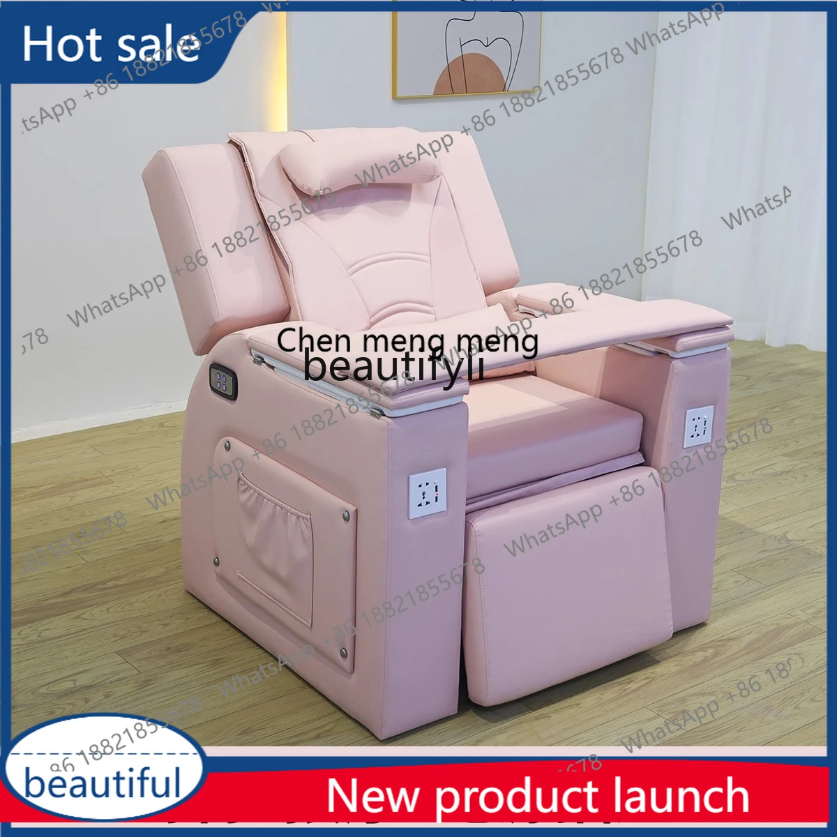 

X cqy Sofa foot chair eyelash sofa recliner foot bath, store special chair