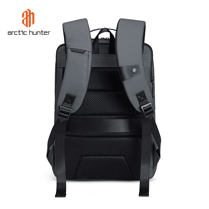 Arctic Hunter Business Travel Backpack Large Capacity 15.6-inch Laptop Bag Men's Fashion Waterproof Backpack Commuting Backpack