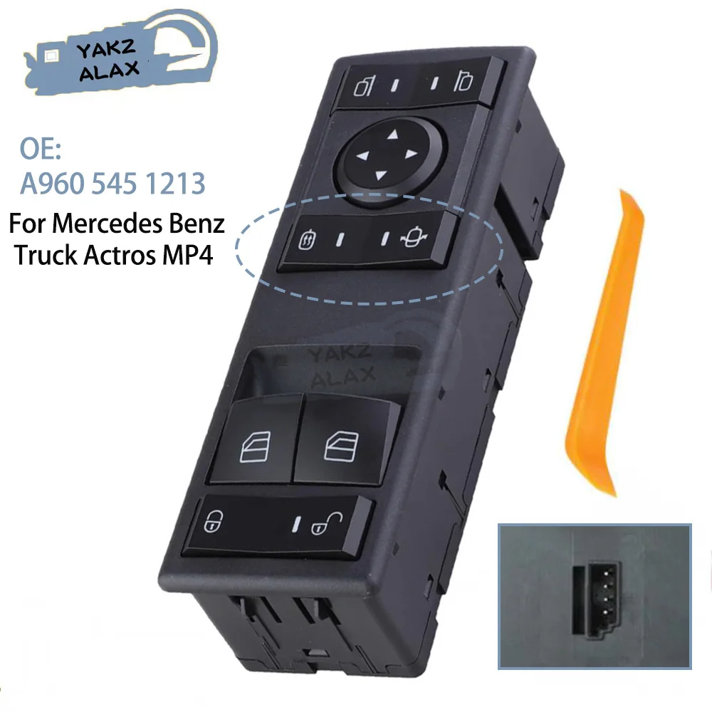 

Для грузовика Mercedes Benz Actros MP4 A9605451213, электрический переключатель управления стеклоподъемником, кнопка контроллера A960 545 1213
