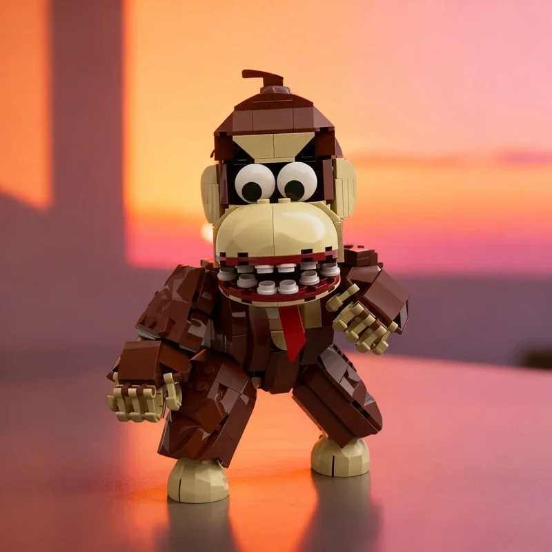

293 детали MOC DONKEY KONG Mariose: Конструктор для сборки, творческий набор для самостоятельной сборки, идея для рождественского подарка, игрушка-конструктор, подарок на день рождения
