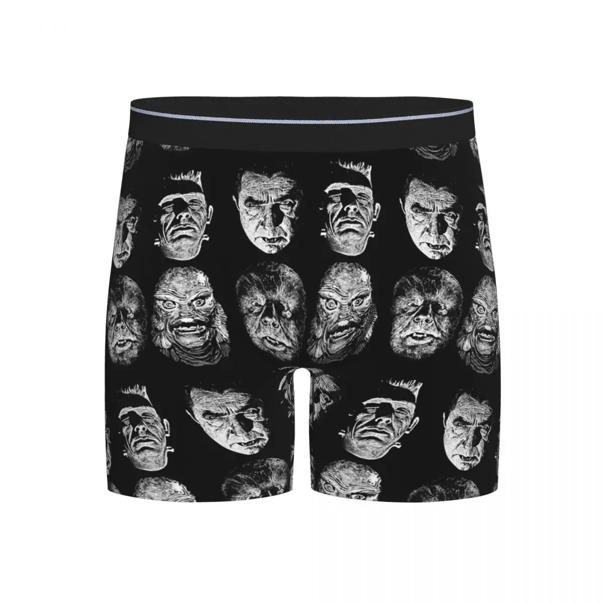 

Long Boxer Underpants Shorts Universal Studios, Monsters,dracula, Wolfman, Frankenstein Panties Male Ventilate Underwear for Man