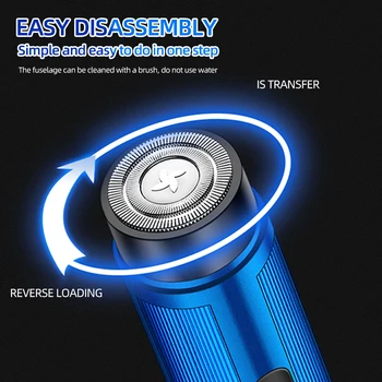 Men's Mini Electric Shaver Rechargeable Razor Epilator Women's Shaving Machine for Men…