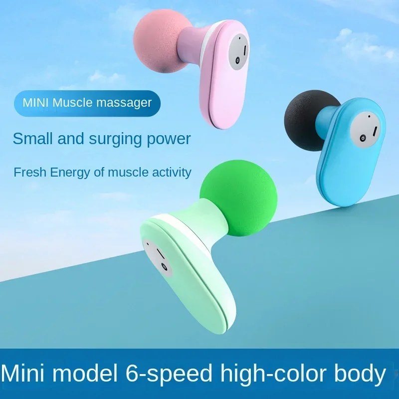 Mini Massager Electric Handheld Massager with 6 Powerful Mode for Body Relieves Neck Shoulder Back Waist Leg Muscle Tension