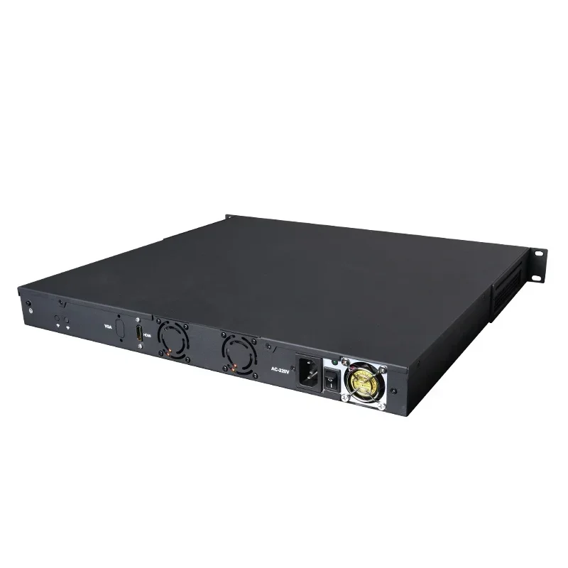 superior quality Wholesale 12/13th LGA1170 H610 Industrial Computer Chassis 6Lan Pfsense Firewall Router Mini PC Rack Enclos
