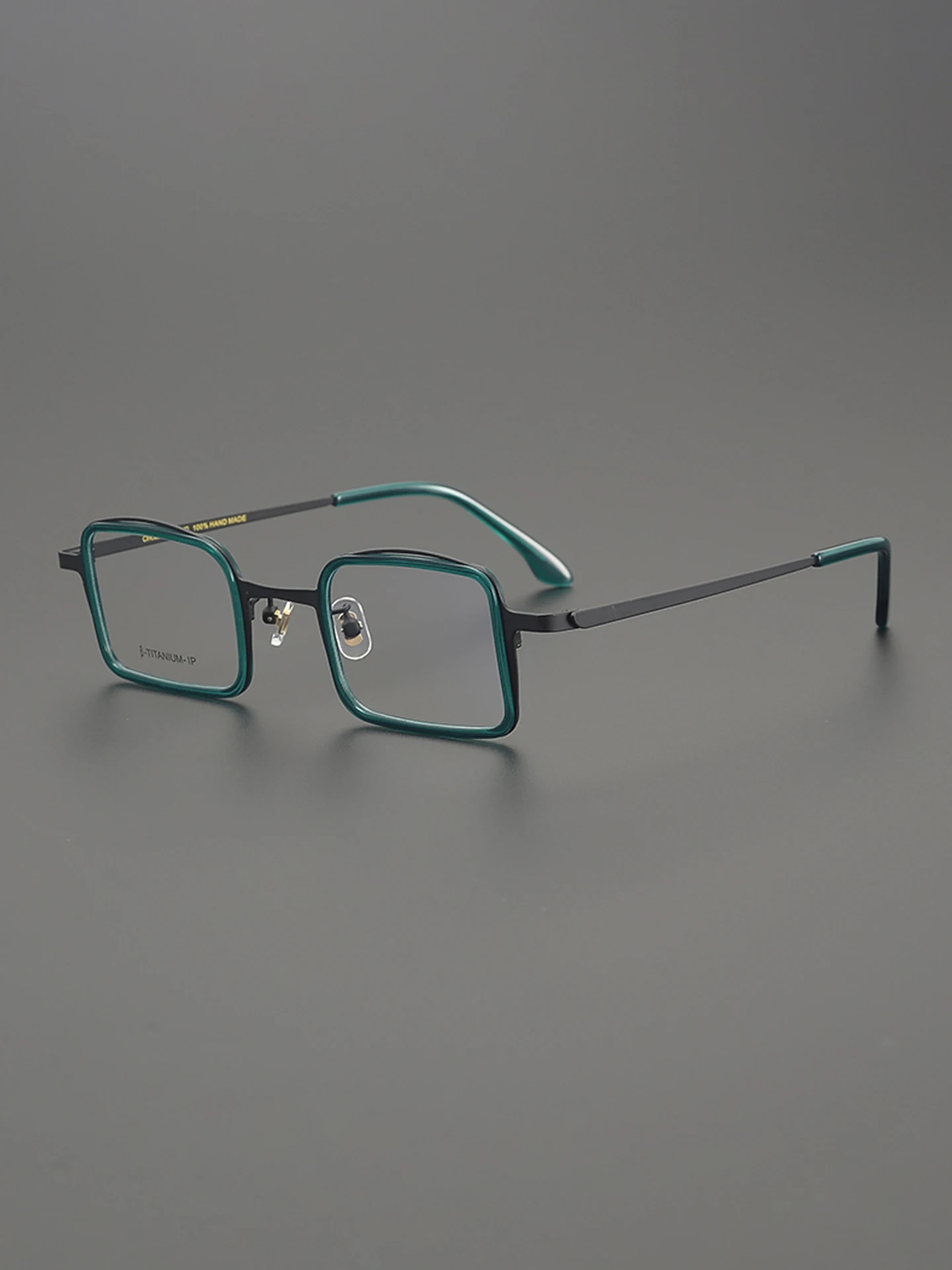 

Сверхлегкие модные квадратные оправы для очков в стиле ретро, нишевые, модные, персонализированные, для людей с близорукостью. Оптическое стекло