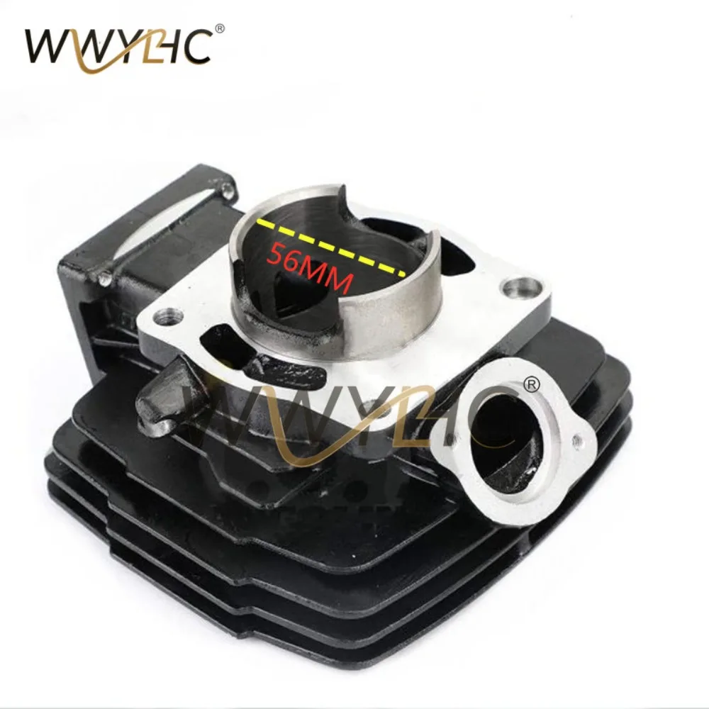 Motorcycle Sleeve for Two-stroke DT125 Cylinder Sleeve Cylinder DT125 Piston Kit 56mm