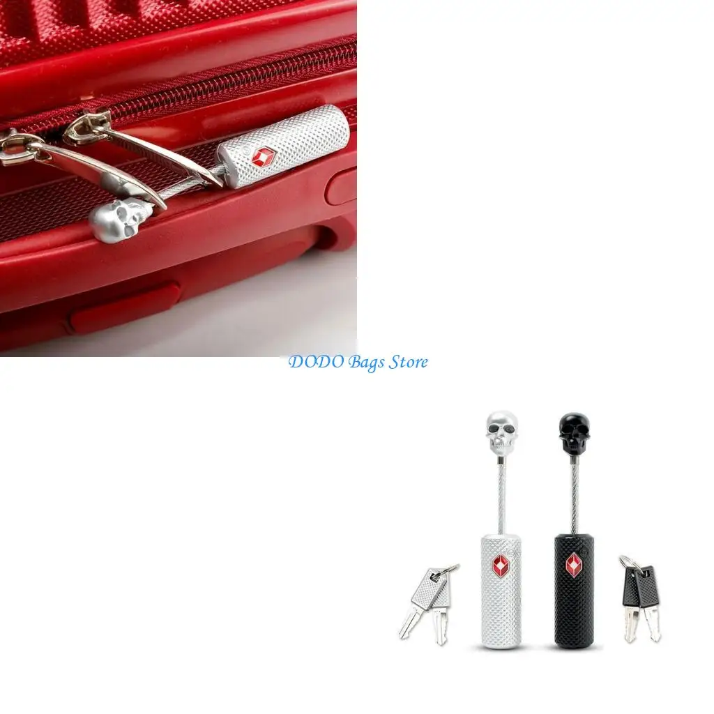 

TSA Safe Travel Baggage Luggage Suitcase Lock Padlock With for Key Travel 2 Colo