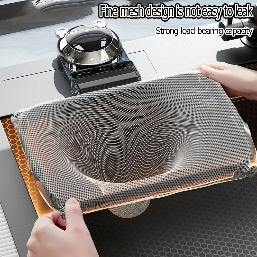 

Suction Cup Drain Rack Disposable Filter Net Anti Clog Drainage Rack Multi-function Foldable Sink Strainer Vegetable Washing