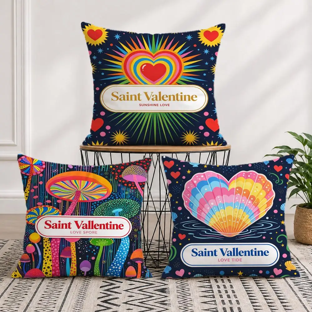classic Caballero Cushion Cover Pillow Cover Nordic Minimalist Throw DoubleSided Print Cushion Case for Sofa Bedroom Decor