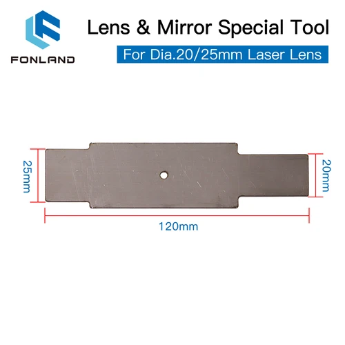Imagen 2 del producto FONLAND, 1 Uds., herramientas de instalación de desmontaje para lentes láser CO2, espejos, máquina cortadora de grabado, cabezal de inserción de lentes, piezas de herramientas