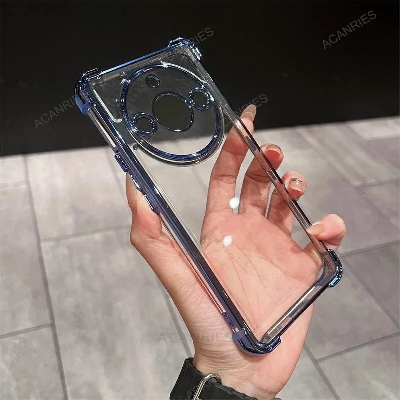 Four Corners Thickening Shookproof Plating Silicone Soft Case For Huawei Honor Magic 5 Pro 6 Lite Magic5 Magic6 6lite 5pro Cover