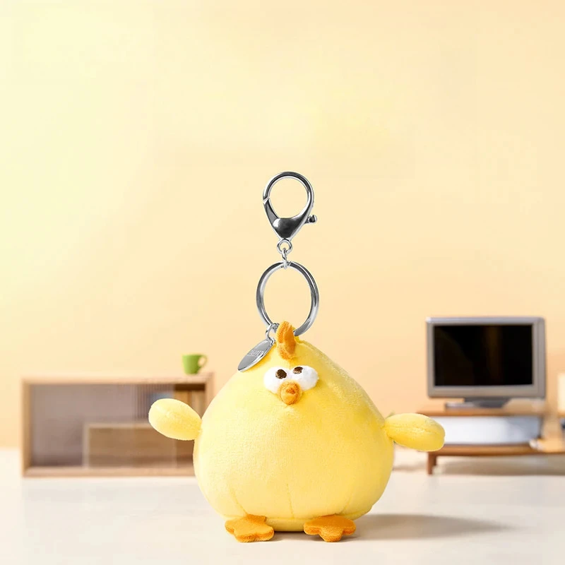 Nieuwe Originele DunDun Kip Pluche Speelgoed Kawaii Creatieve Fruit Pluche Pop Hanger Kussen Kinderen Verjaardag Kerstcadeau