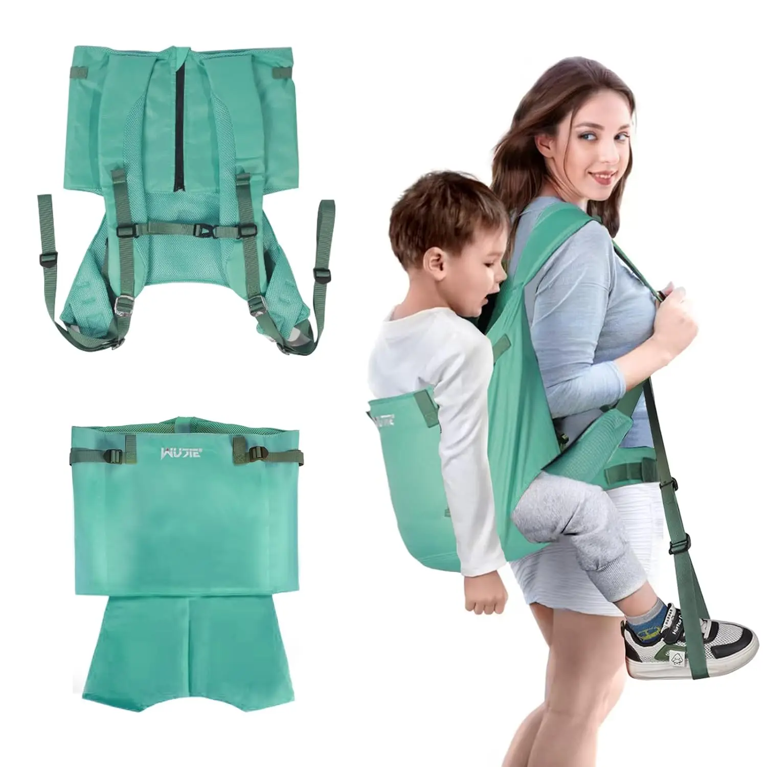 

Lightweight Hiking Backpack Carrier for Kids 3-12 Years, Waist Under 30 in, Blue