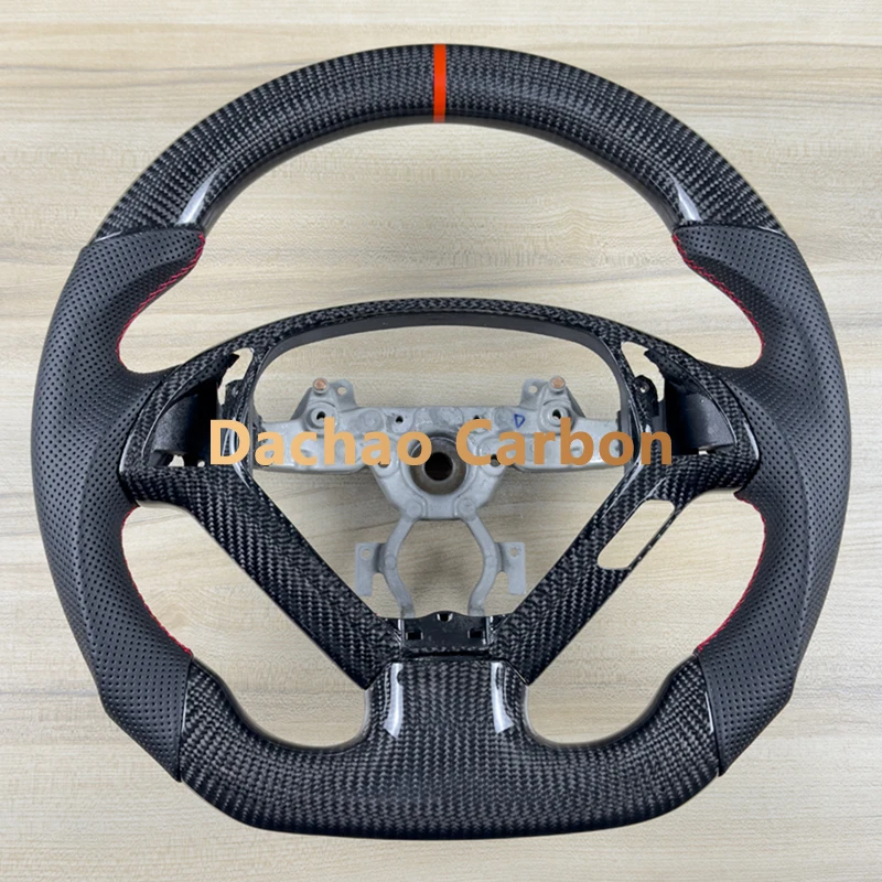 

Real Carbon Fiber Steering Wheel For Infiniti G25 G35 G37 G37S 2007-2014 EX35 EX37 2008-2013 Coupe High Quality Custom Style