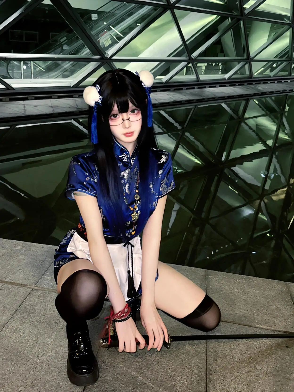 Nowy chiński Sle Dr loween Cisas Cosplay orm ort Sve Maid orm ort Strój na co dzień