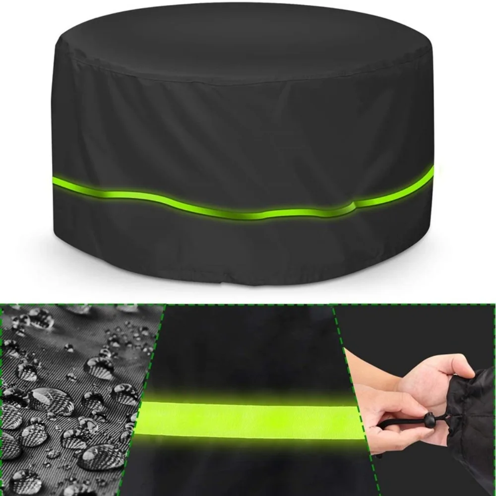 

With Night Reflective Strip Waterproof Furniture Cover Dustproof Travel Luggage Bag Camping Table Chair Outdoor Cover Outdoor