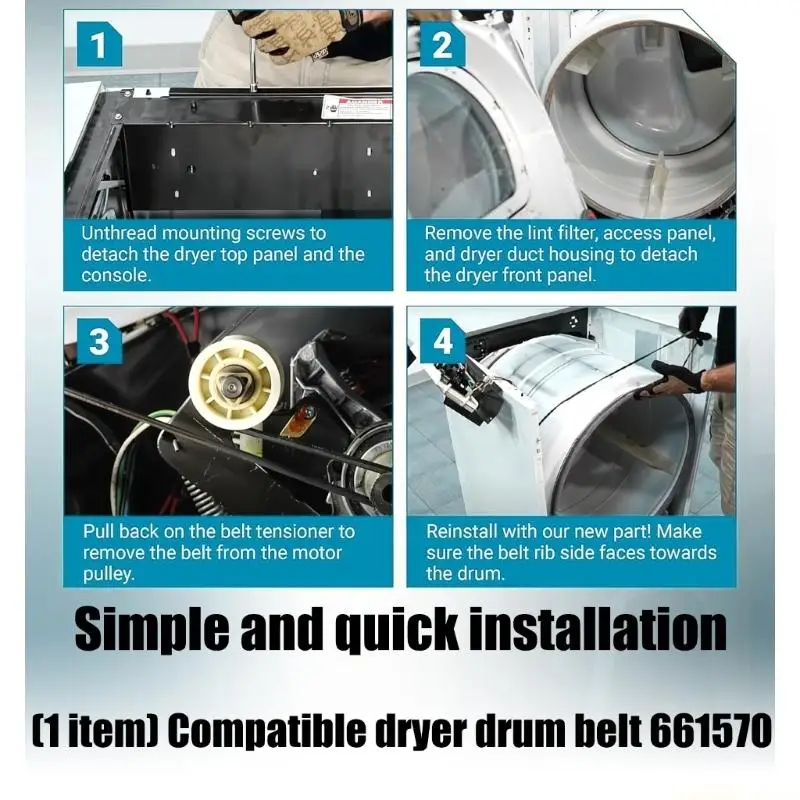 D0AB Standard Dryer Drum Belt Replacement Consistent Across Multiple Brands Ensures Smooth Execution And Efficiency