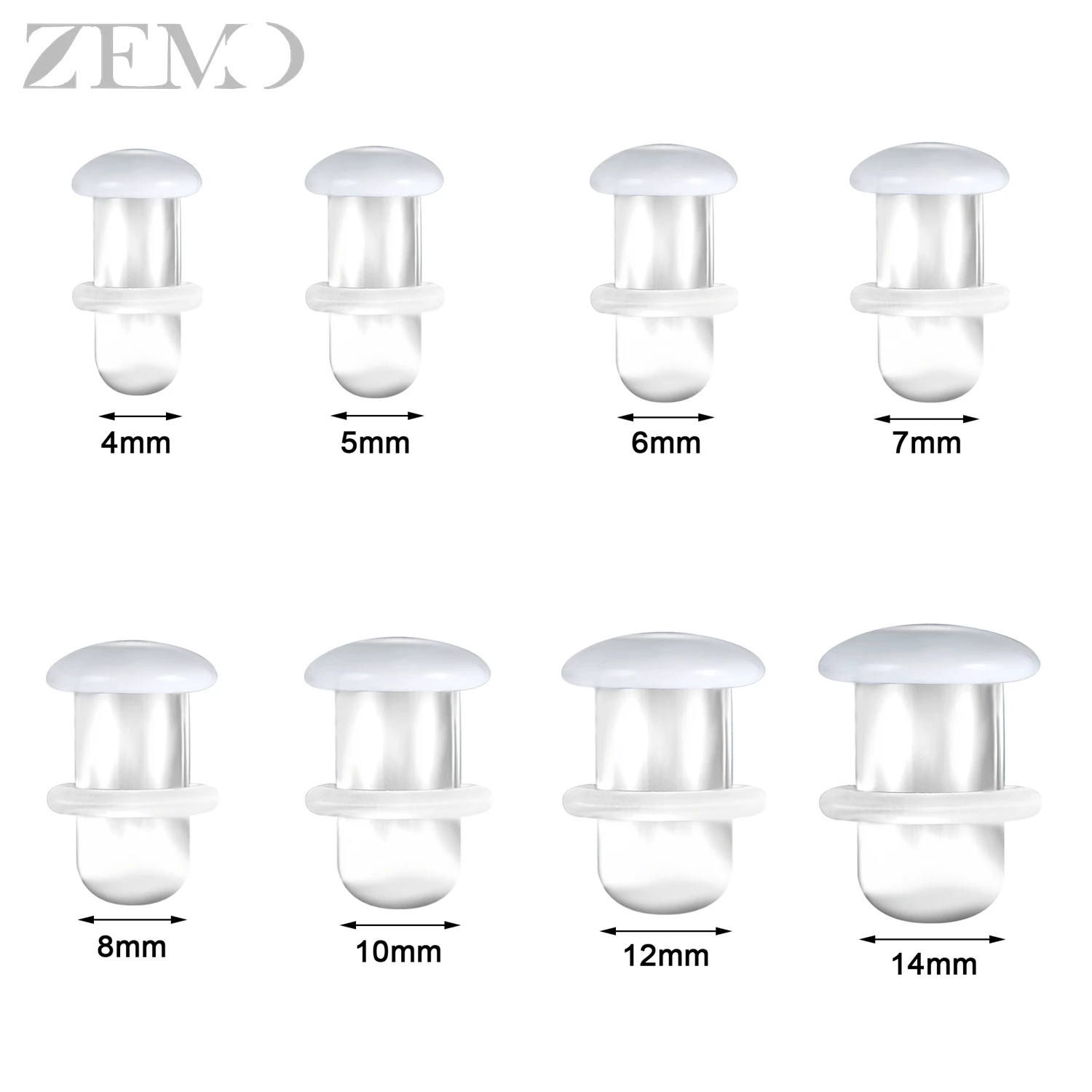 ZEMO 1 PC Punk 3-25 MM Glas Ohr Plug Und Tunnel Frauen Männer Anti Allergie Ohr Messgeräte 3 Farbe Flesh Strecher Expander Körper Piercings