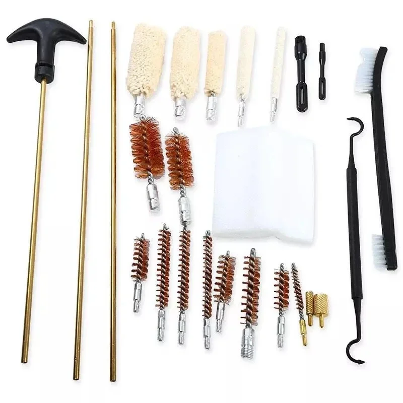 74PCS Universal Gun Cleaning Kit Pistol Hunting Rifle Shotgun Professional Gun Cleaning Set Brush Tool