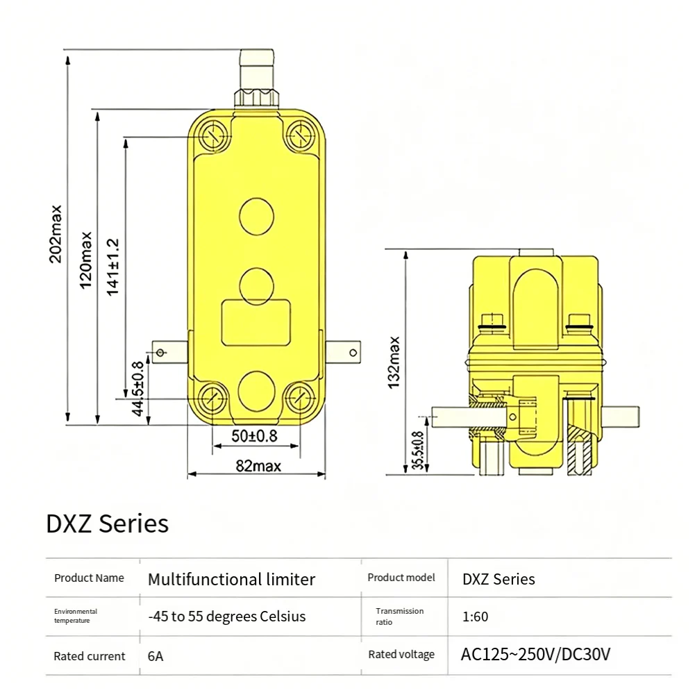 For Industrial Automation Travel Limit Switch Limit Switch Broad Application Compatibility Adjustable Mechanical Memory
